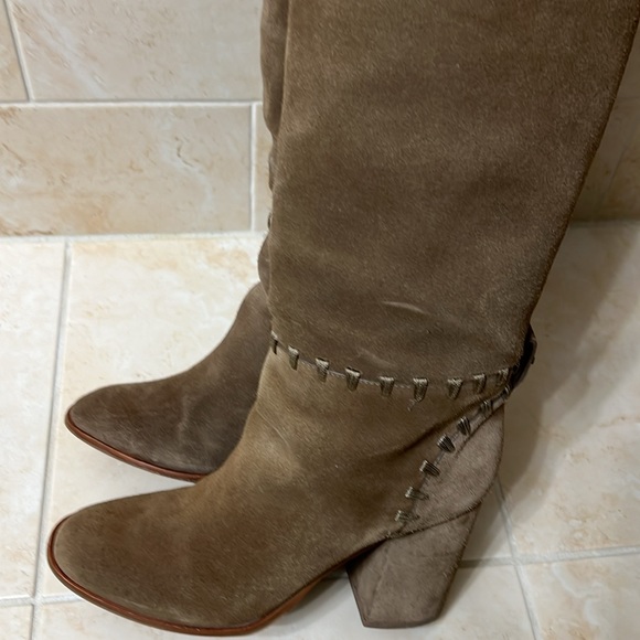 Tory Burch Contraire 90MM suede knee boots - Picture 14 of 16